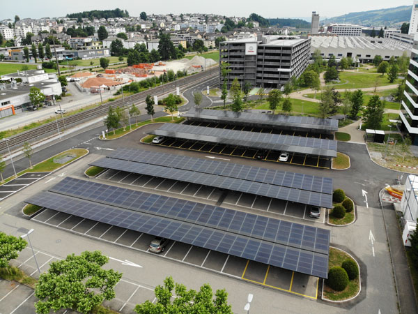 Image stärken Solar Carport